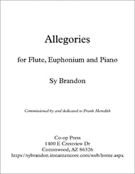 Allegories for Flute, Euphonium, and Piano P.O.D. cover Thumbnail